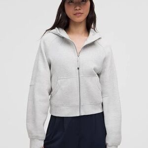 lululemon athletica Light Gray Turtleneck Jacket